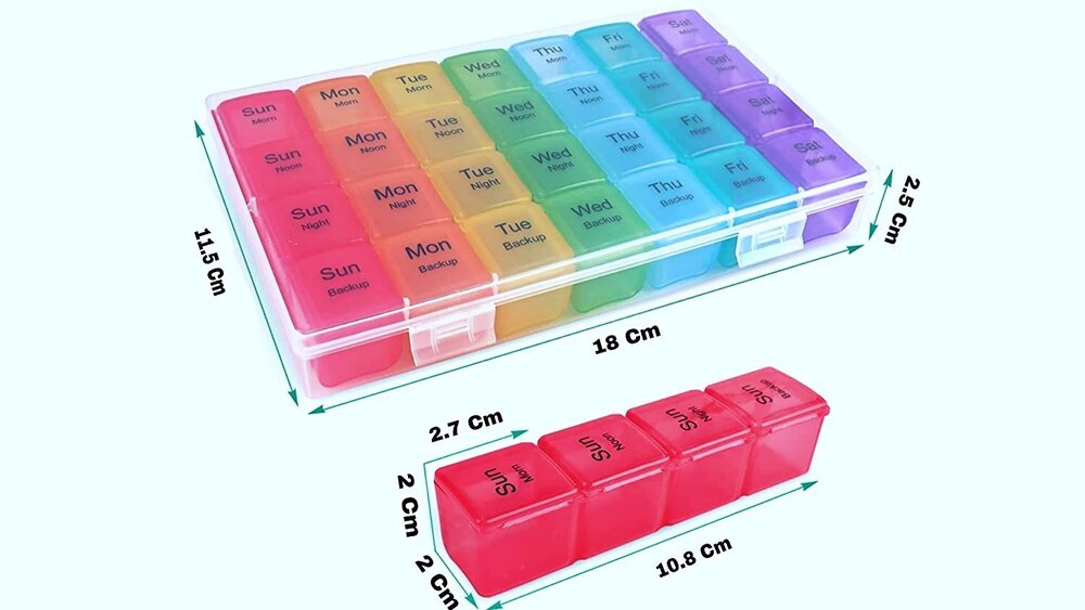 Weekly Pill Box Organizer