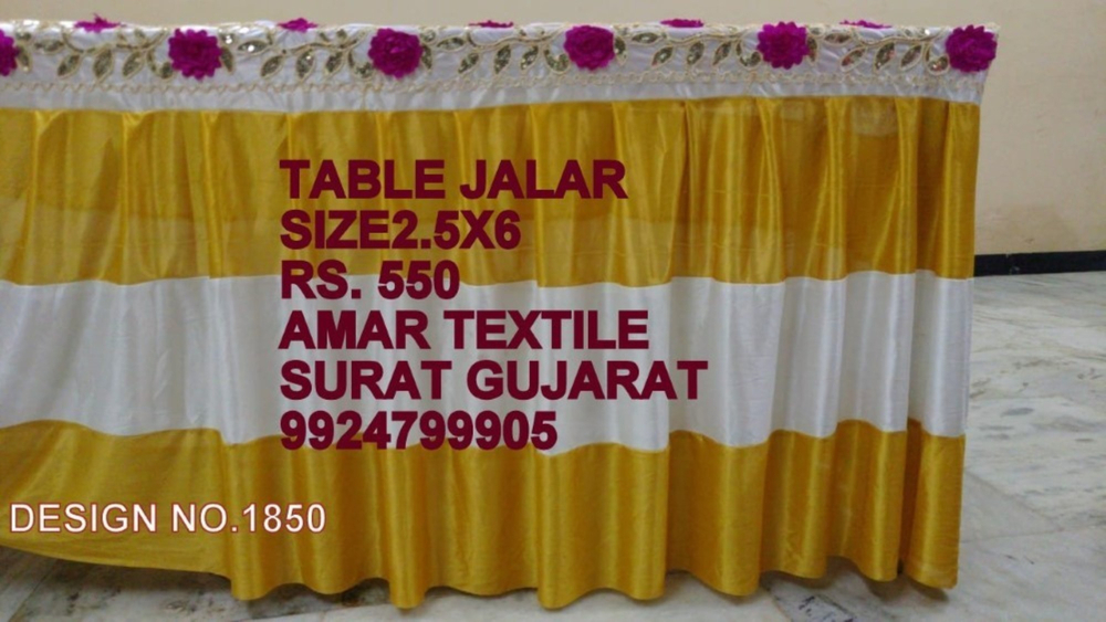 PANDAL TABLE JALAR FRILL