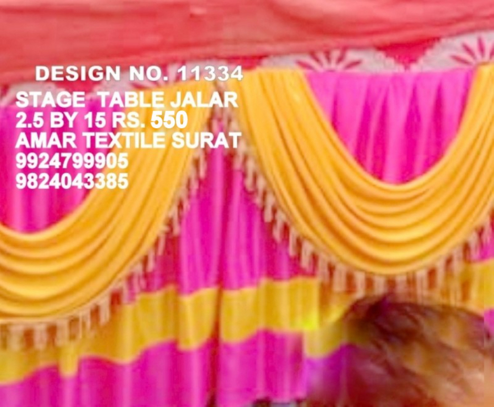 Pandal Table Jalar Frill - Color: All In Stock