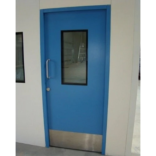 Blue Hinged Ss Scientific Door - Application: Interior