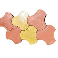 Concrete Parking Block - Color: Yellow And Red