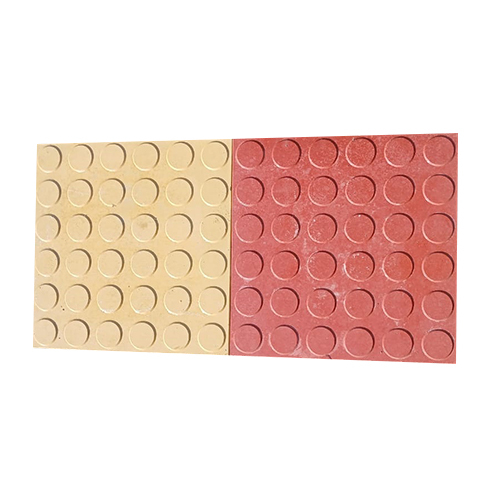 Construction Bubble Paver Block - Color: Yellow And Red