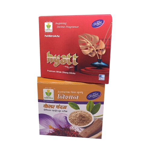 Printed Dhoop Sticks Carton Box