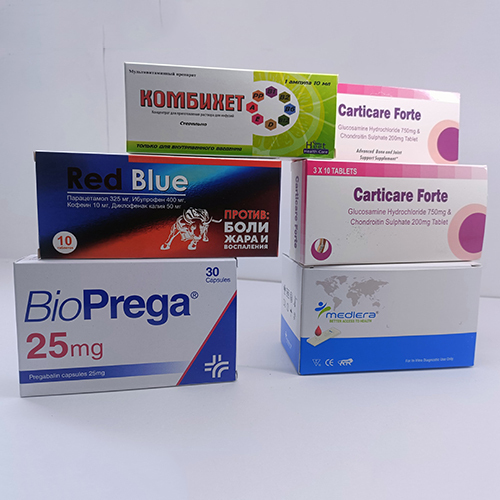 Pharma Carton Box - Finishing: Glossy Lamination