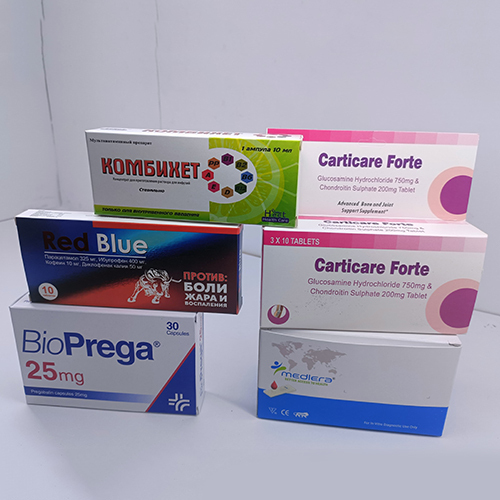 Pharmaceutical Corrugated Box - Finish: Polished