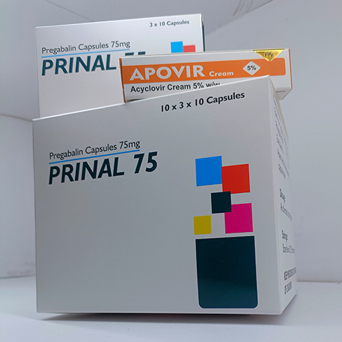 Pharmaceutical Packaging Box - Finishing: Glossy Lamination