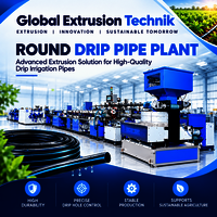 Round Drip Irrigation Pipe Extrusion Plant - Capacity: 230 Kg