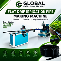 Flat Drip Irrigation Pipe Making Machine - Stainless Steel, 220-240 Volt, Automatic | 1-year Warranty, Enhances Efficiency In Agriculture