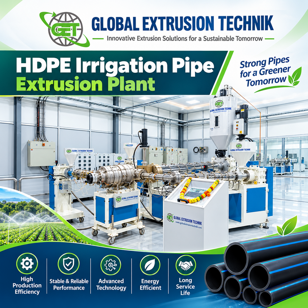 Hdpe Irrigation Pipe Extrusion Irrigation Plant - General Use: Industrial