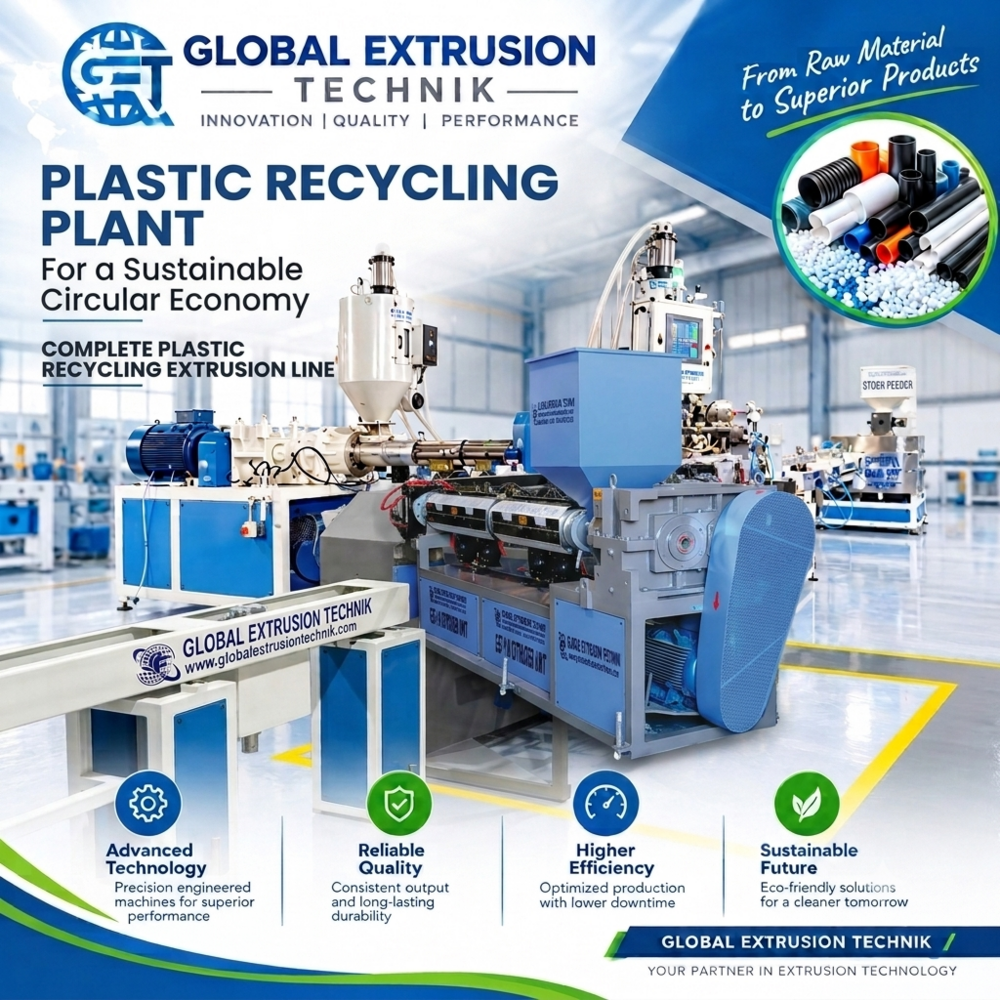 Plastic Recycling Plant - General Use: Industrial