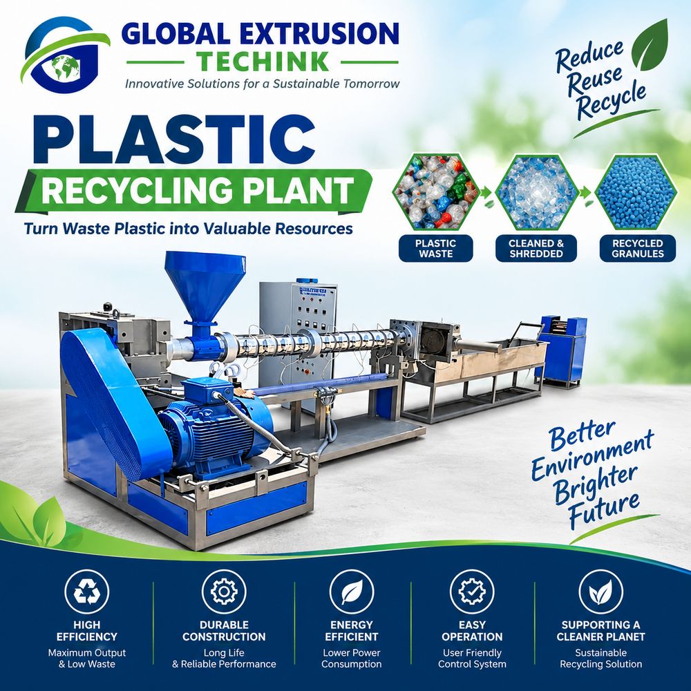 Plastic Recycling Plant - General Use: Industrial