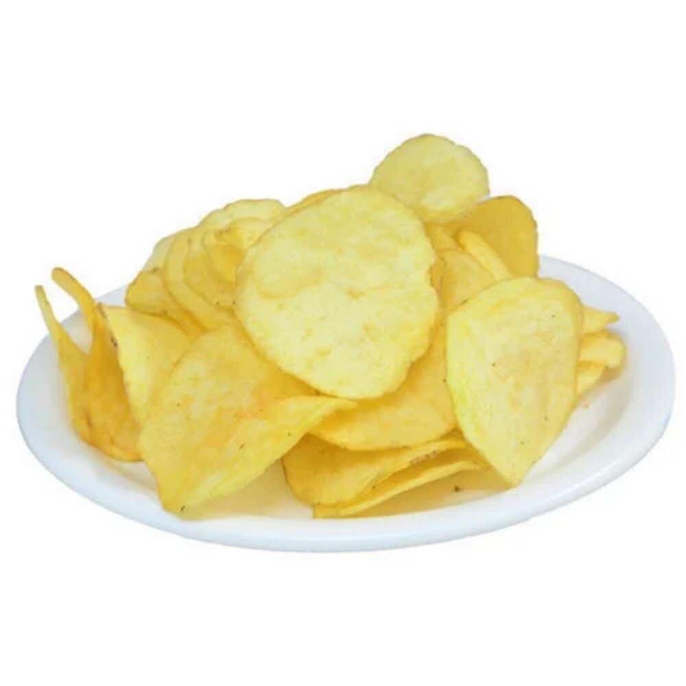 Potato Chips Plain Salted - Fried Snack, Shelf Life: 6 Months | Ingredients: Potato, Salt, Salty Taste, Unique Packaging