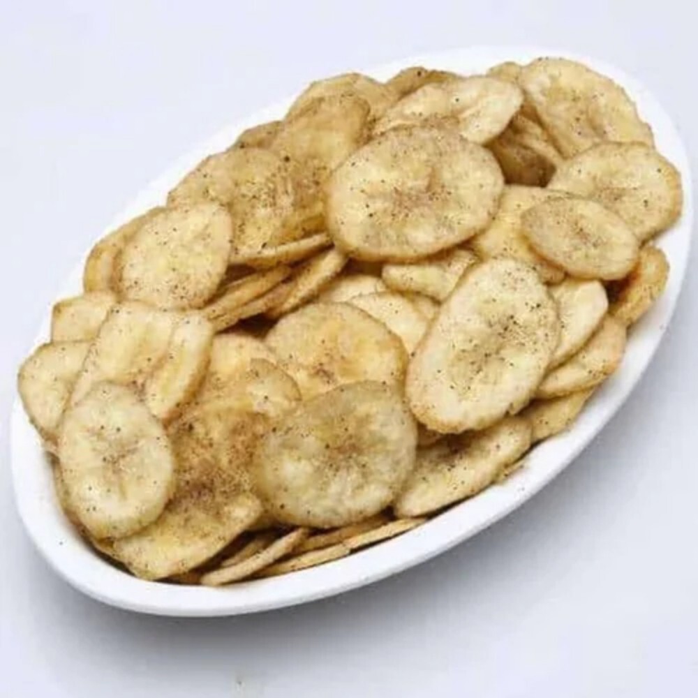 Crispy Banana Chips - Baked with Banana & Salt | 2-Month Shelf Life, Delightfully Salty Flavor