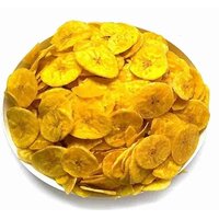Yellow Banana Chips - Baked, 1 Kg | Made With Bananas & Salt, Salty Taste, Ideal For Snacking