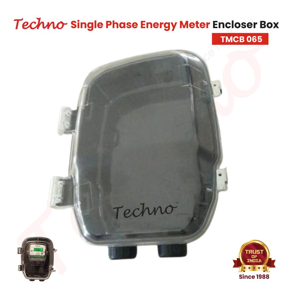Single Phase Energy Meter With Polycarbonate Enclosure