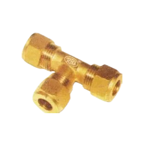 T Joint Nipple - Color: Golden