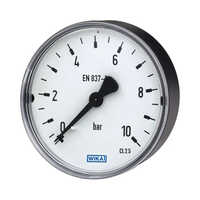 Industrial Gauges - Stainless Steel, 1/4 Inch Size, 2 Inch Analog Display | Panel Mount, Reliable Gas Pressure Measurement