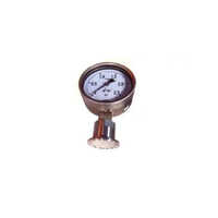 Flanged And Diaphragm Type Gauge - Stainless Steel, 1/4 Inch Size | Glass Dial, Panel Mount For Gas Pressure Measurement In Industrial Applications