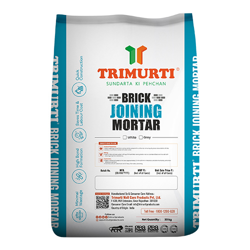 Trimurti 30 Kg Brick Joining Mortar (White - Red Bricks)