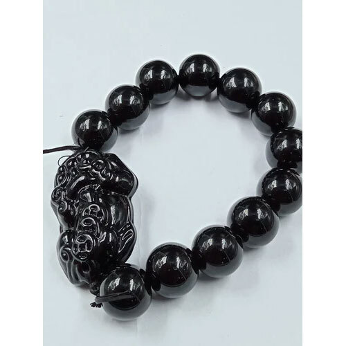 Black Hakik Bracelet Protects from Negative Energies