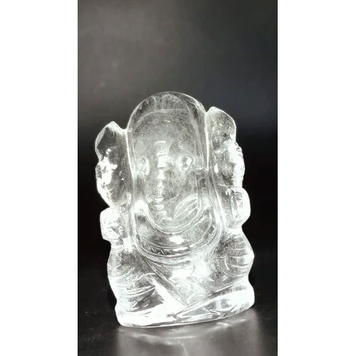 Crystal Sphatik Ganesh Statue