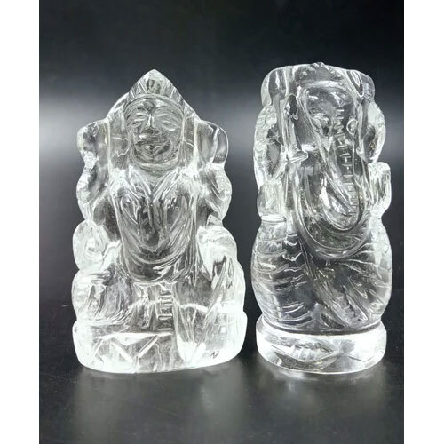 Crystal Sphatik Laxmi Ganesh