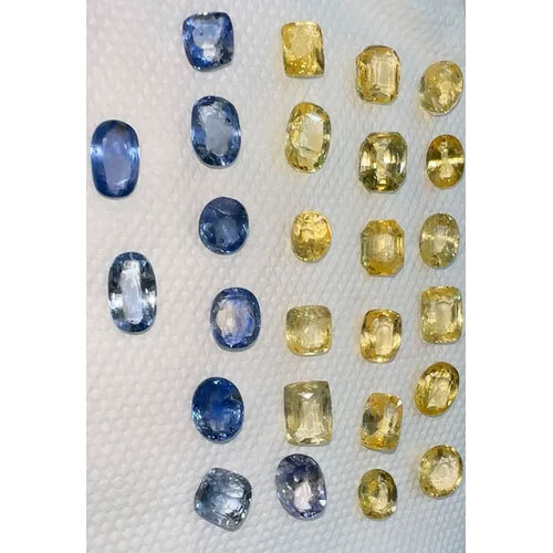 Natural Yellow & Blue Sapphire