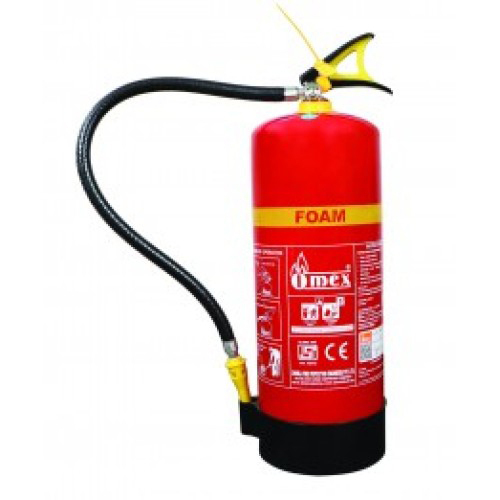 Omex Mechanical Foam Fire Extinguisher- 6Ltr - Color: Red