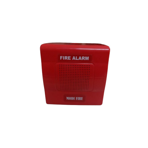 Modi Fire Conventional Fire Alarm Hooter - Color: Red