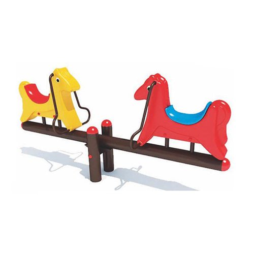 2 Seater Horse See Saw - Capacity: 40 - 90 Kg