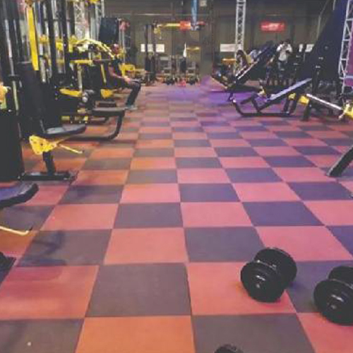 Rubber Flooring For Gym - Color: Different Available