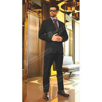 Men Casual Blazers By Meera Apparels - Color: Black