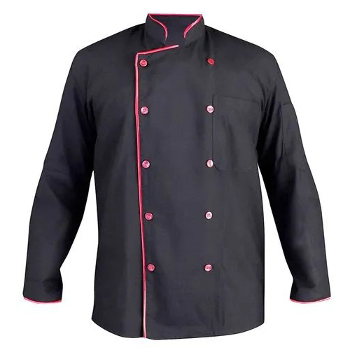 Hotel Chef Coat By Meera Apparels - Color: Black