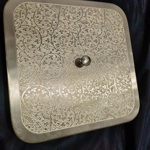 Brass Square  Masala  Box