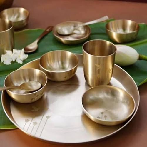 Kansa Round Thali Set