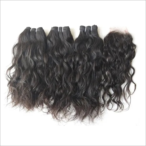 Raw Unprocessed Wavy Temple Hair - 8-40 Inches | 100% Human Hair, Soft and Silky, Tangle-Free, Shedding-Free, Long Lasting Natural Look