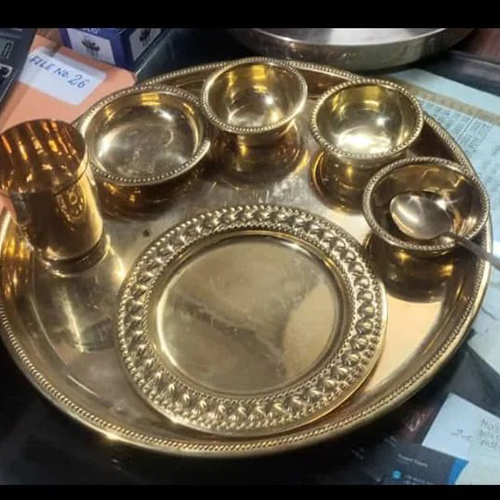 Kansa Round Thali Set