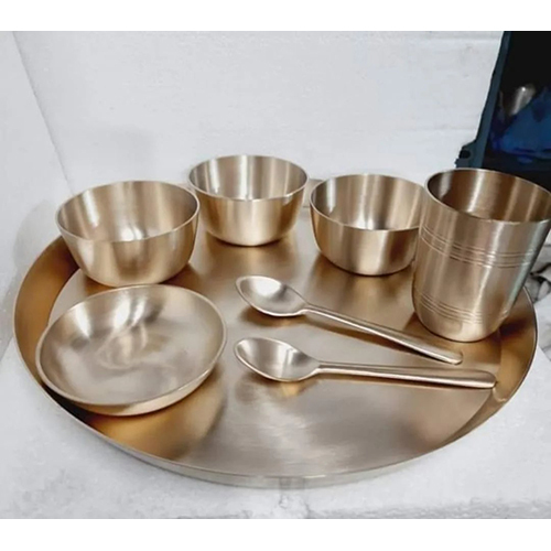 Kansa Round Thali Set