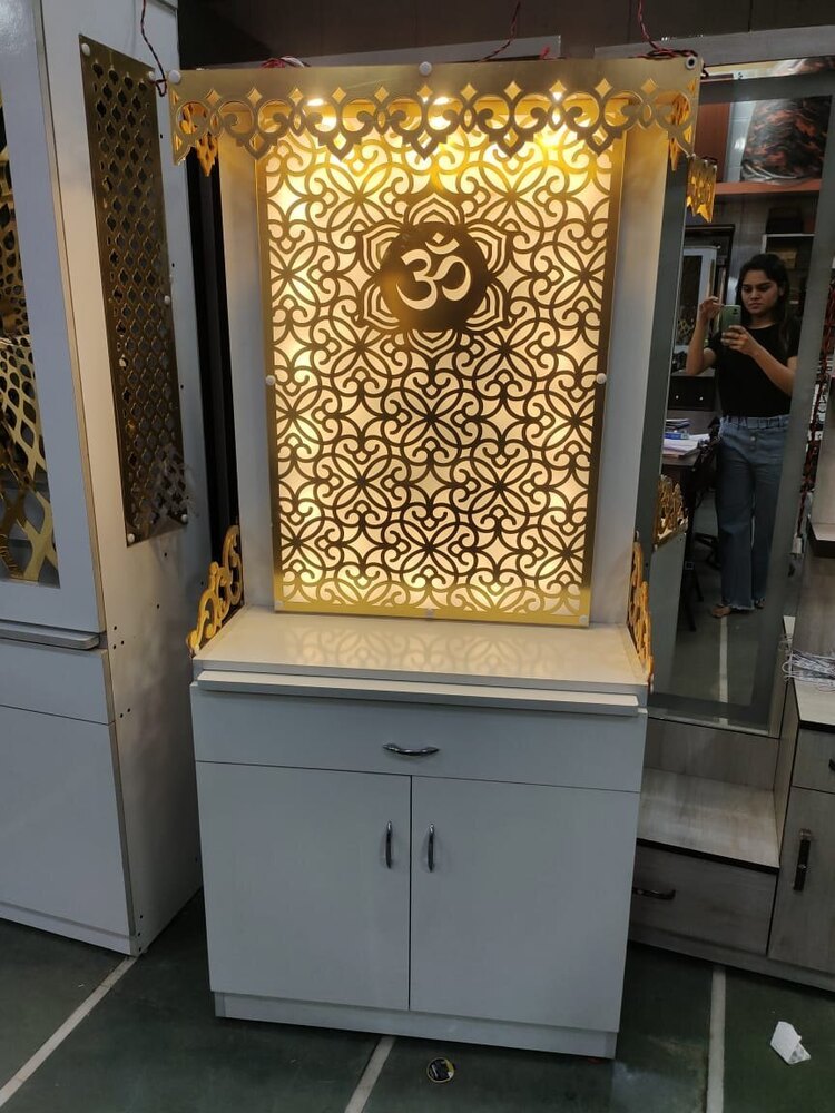 Glossy Led Acrylic Temple - Color: Black