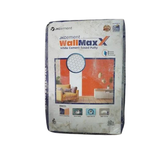 40Kg Jk Cement  Wall Maxx White Cement Based Putty - Physical Form: Powder