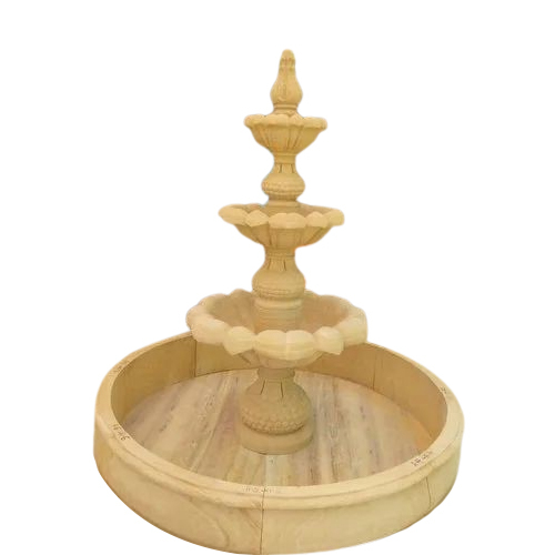 Brown Sandstone Water Fountain