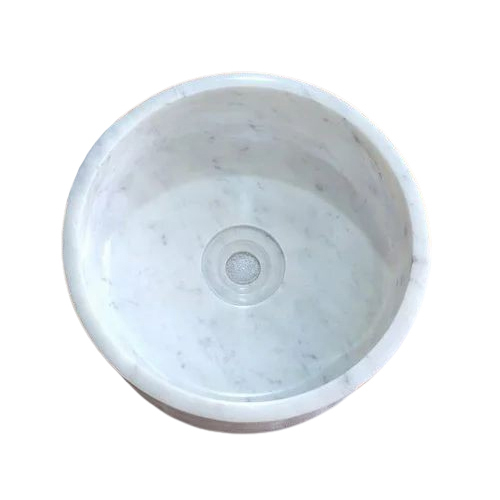 Marble Table Top Wash Basin - Color: White