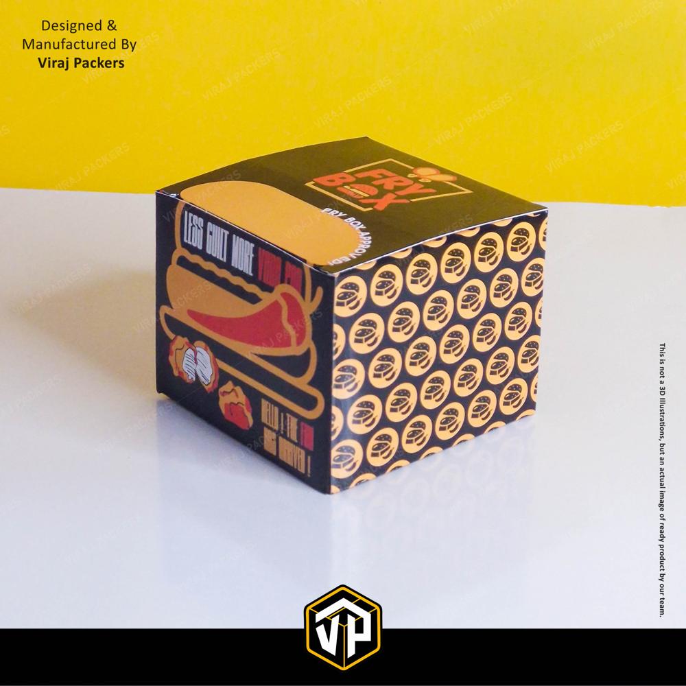 Fried Chicken Customize Packaging Boxes - Finishing: Glossy Lamination