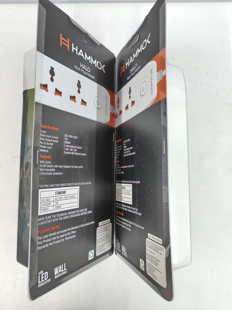 Hammok Halo Multi-plug Adapter - Pack Of 2