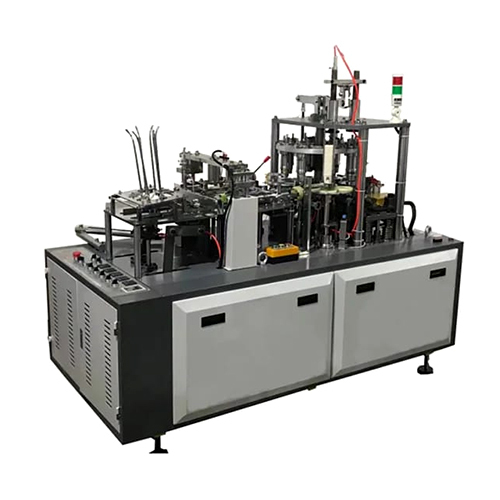 Fully Automatic High Speed Paper Cup Making Machine - Color: White