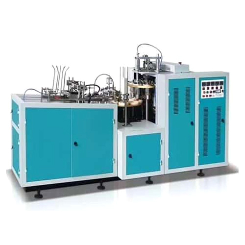 Semi Automatic Paper Tea Glass Making Machine - Color: Green