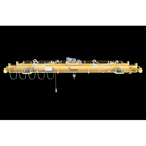 Industrial EOT Crane - 220 Volt Electric Power Supply | New Yellow Design for Heavy-Duty Industrial Lifting Solutions