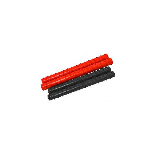 Spiral Conveyor Roller - Color: Black And Red