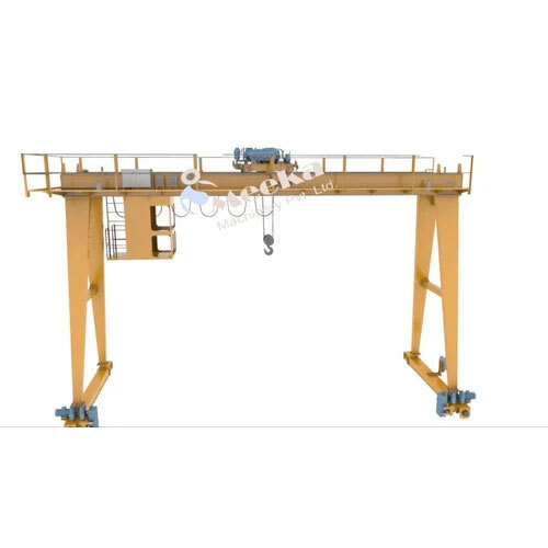 10 Ton Industrial Overhead Eot Cranes - Color: Yellow