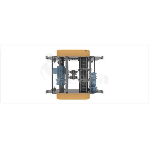 Flameproof Electric Wire Rope Hoist - Color: Yellow